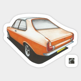 Geo3Doodles Hillman Avenger Sunseeker Sticker